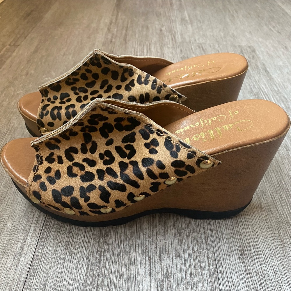 Callisto of California Leopard Faux Fur We…